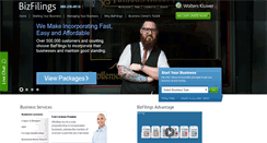Desktop Screenshot of anchor.bizfilings.com