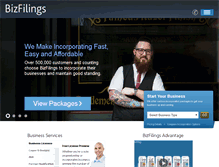 Tablet Screenshot of anchor.bizfilings.com